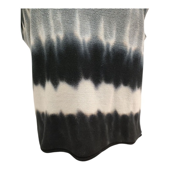 Evereve James Tie Dye Knit Sleeveless‎ Sweater Top Gray Black Layering Colorful - Picture 6 of 10